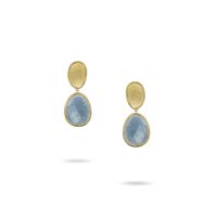 Orecchini Marco Bicego Donna Lunaria in Oro giallo Acquamarina OB1436-AQD - OB1436-AQD